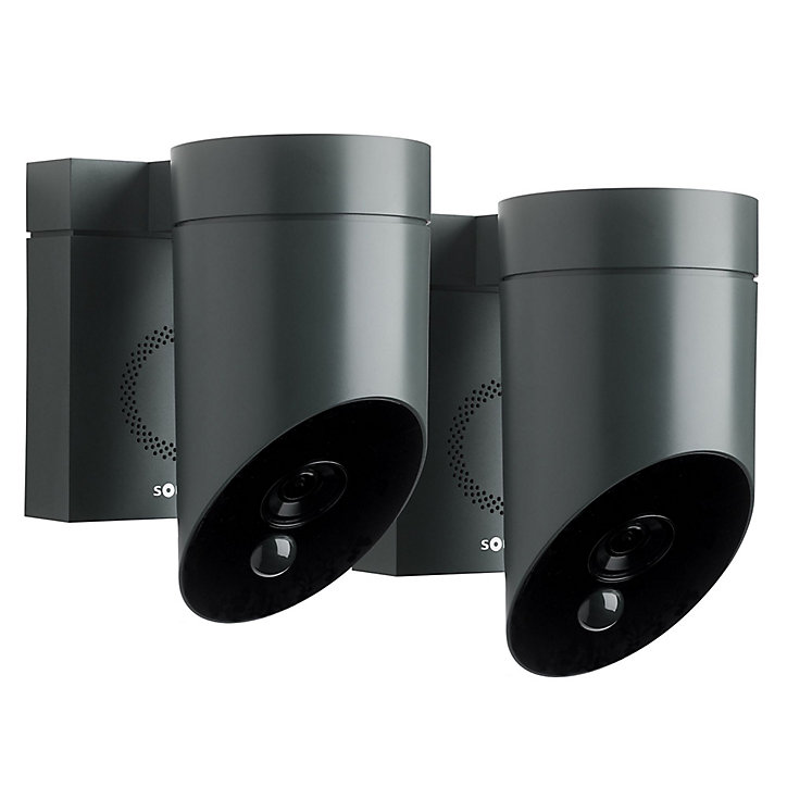 Caméra de surveillance extérieure Somfy 1870472, lot de 2