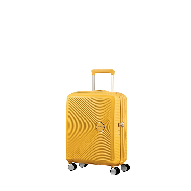 Valise cabine rigide Soundbox Extensible 55 cm Jaune