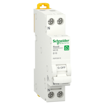 Schneider Electric installatieautomaat 1-polig+nul 16A B-kar