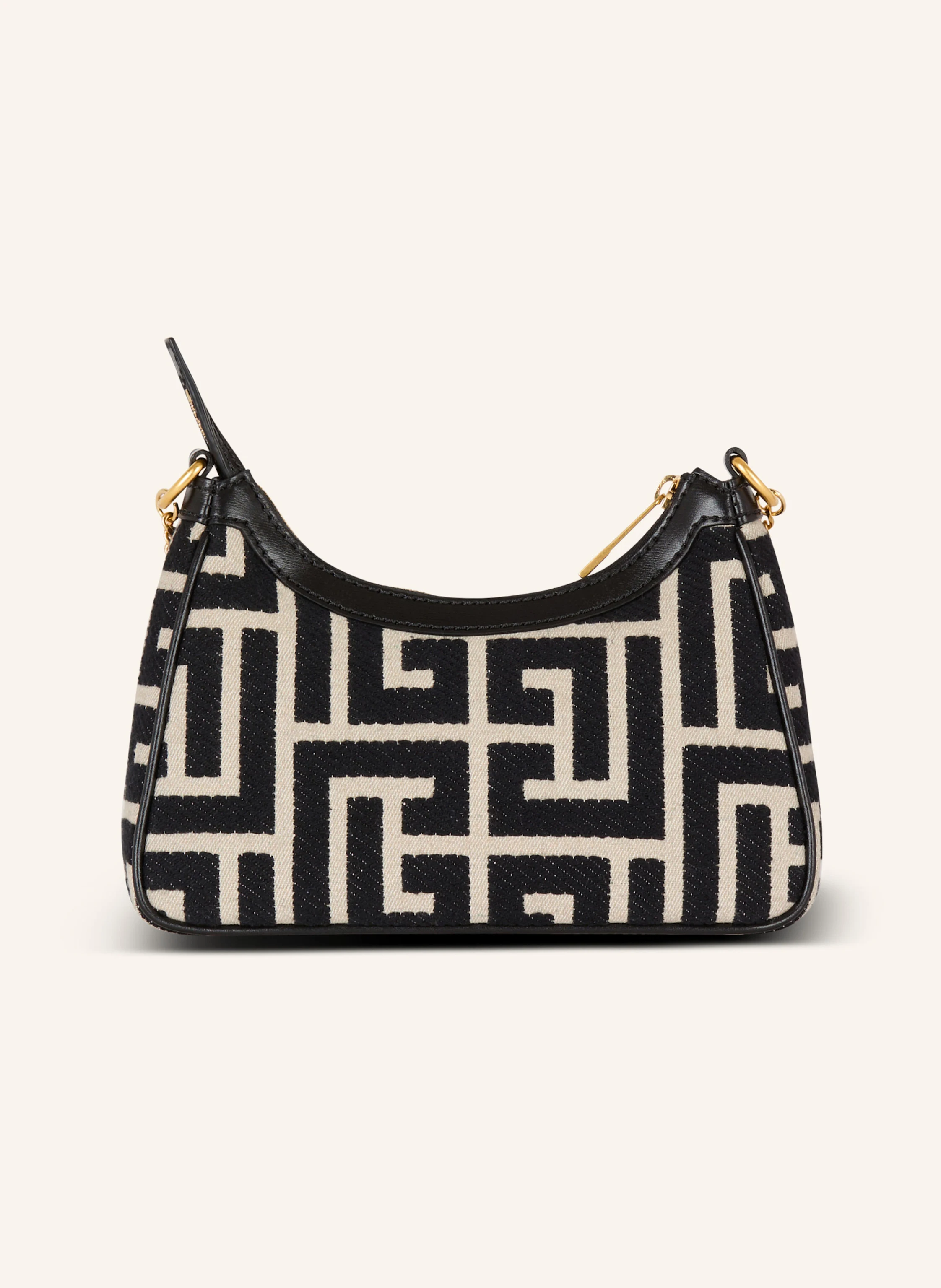 BALMAIN Schultertasche B-Army aus Monogramm-Jacquard