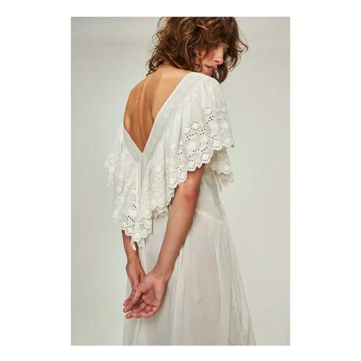 Faune Robe de Nuit Camelia | Ecru