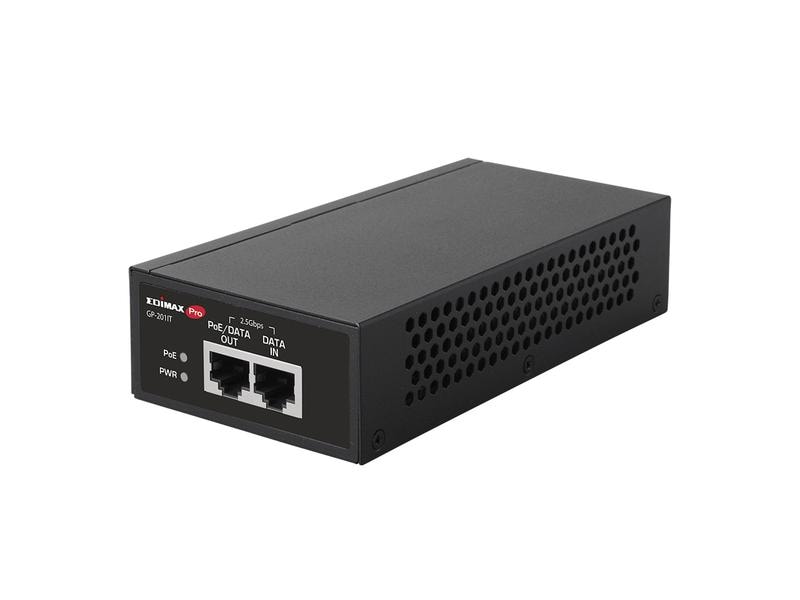 Edimax Pro PoE  Injector GP-201IT 30 Watt IEEE 802.3at 2.5 Gigabit 30W PoE  Injektor