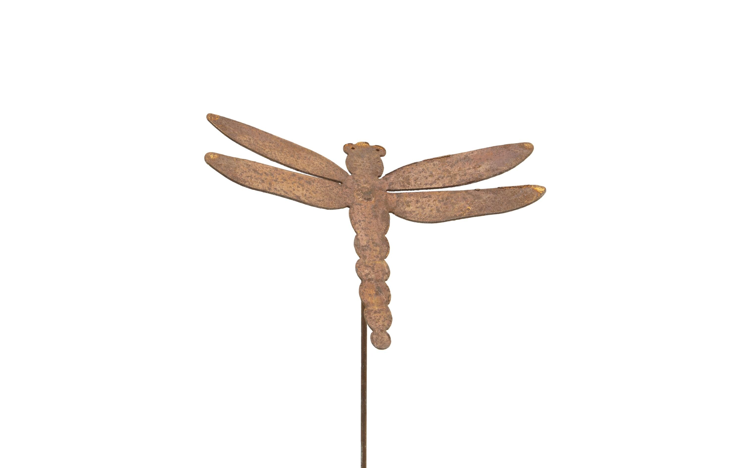 Gartenstecker Libelle auf Stab, 50 cmGartendeko zum Stecken