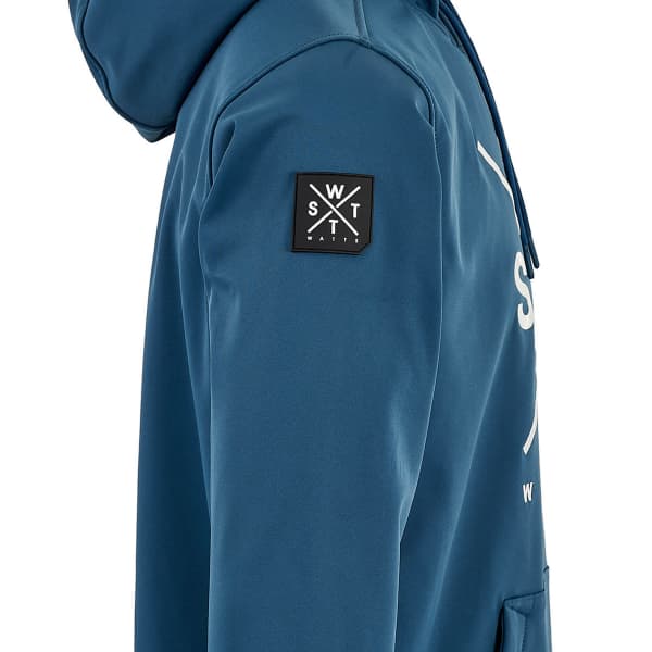 Veste softshell WATTS ORBITAL PETROL BLUE/FLUO ORANGE/WHITE