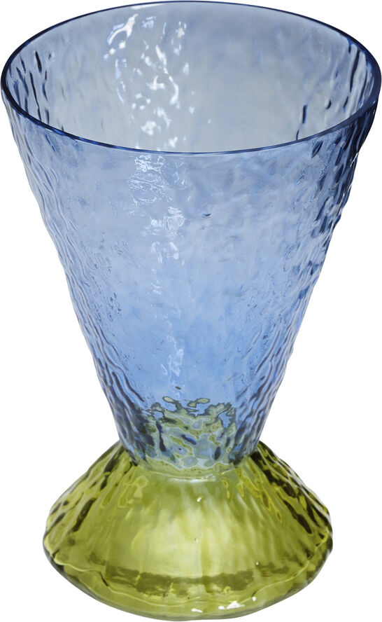 Hübsch Abyss Vase Lyseblå/ Olive Blue,olive