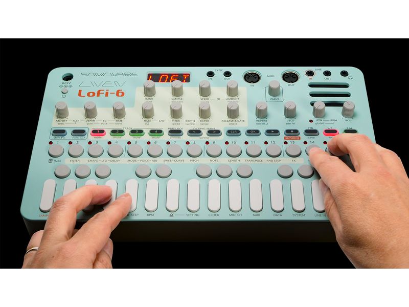 Sonicware Sample-Player LIVEN Lofi-6 Die ultimative Retro 6kHz Sampling-Engine