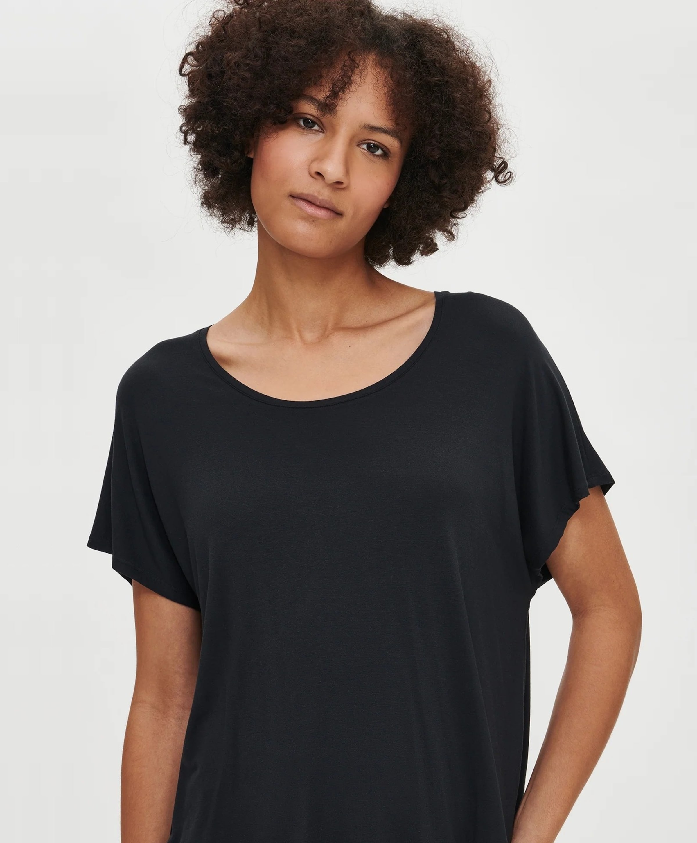 Nanso Dames pyjamatop zwart