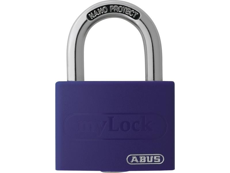 Abus Vorhängeschloss T65AL/40 Lila Aluminium Widerstandsfähiges Vorhangschloss