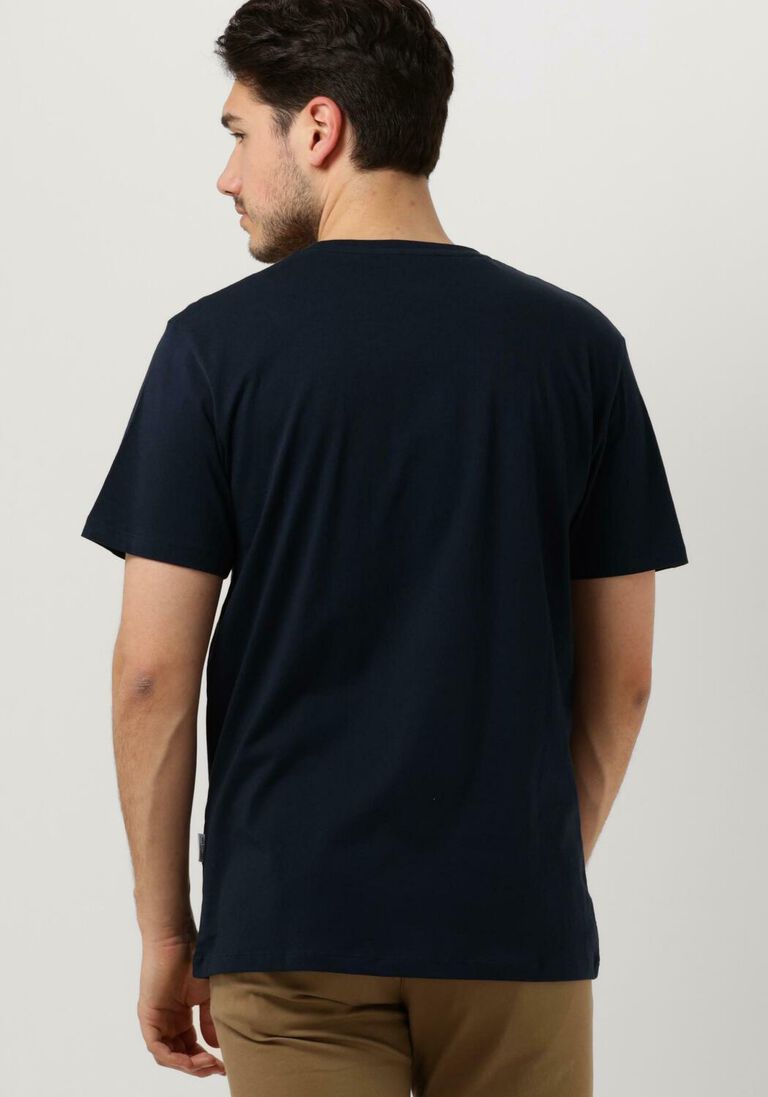 SELECTED HOMME donkerblauwe selected homme t-shirt slhaspen ss o-neck tee