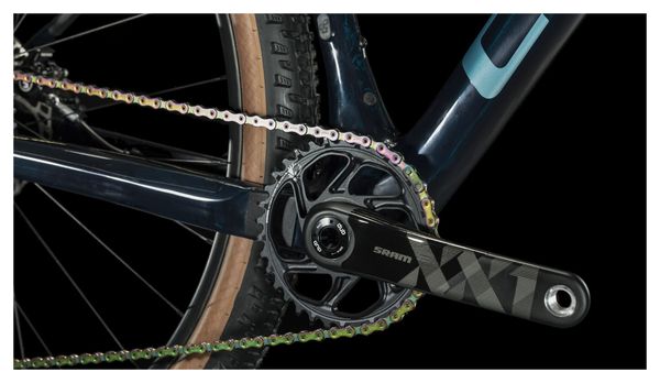 VTT Semi-Rigide Cube Elite C:68X SLT Sram XX1 Eagle AXS 12V 29'' Bleu Liquid