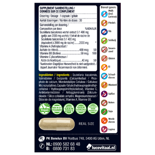 Lucovitaal Scutellaria 2000mg Capsules 30CP
