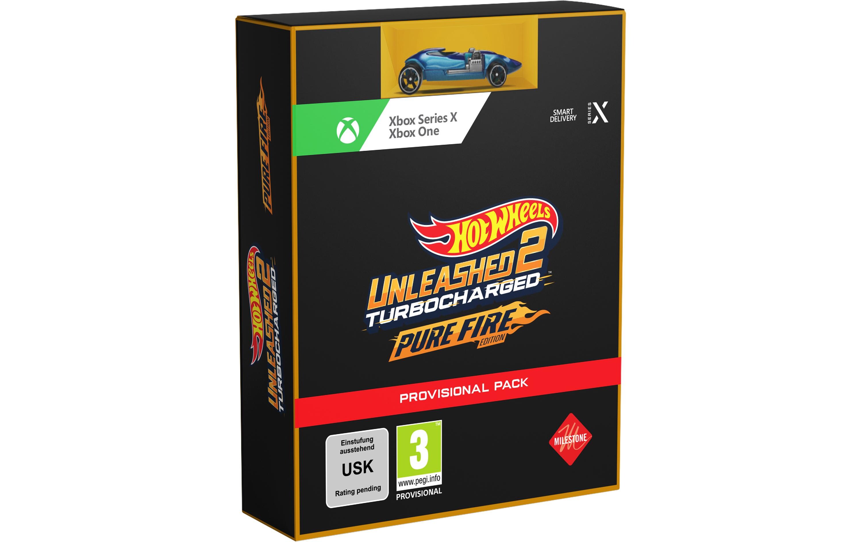 Hot Wheels Unleashed 2 Turbocharged Pure Fire EditionRennspiel mit Hot Wheels-Autos auf verrückten Strecken für die Xbox Series X und One