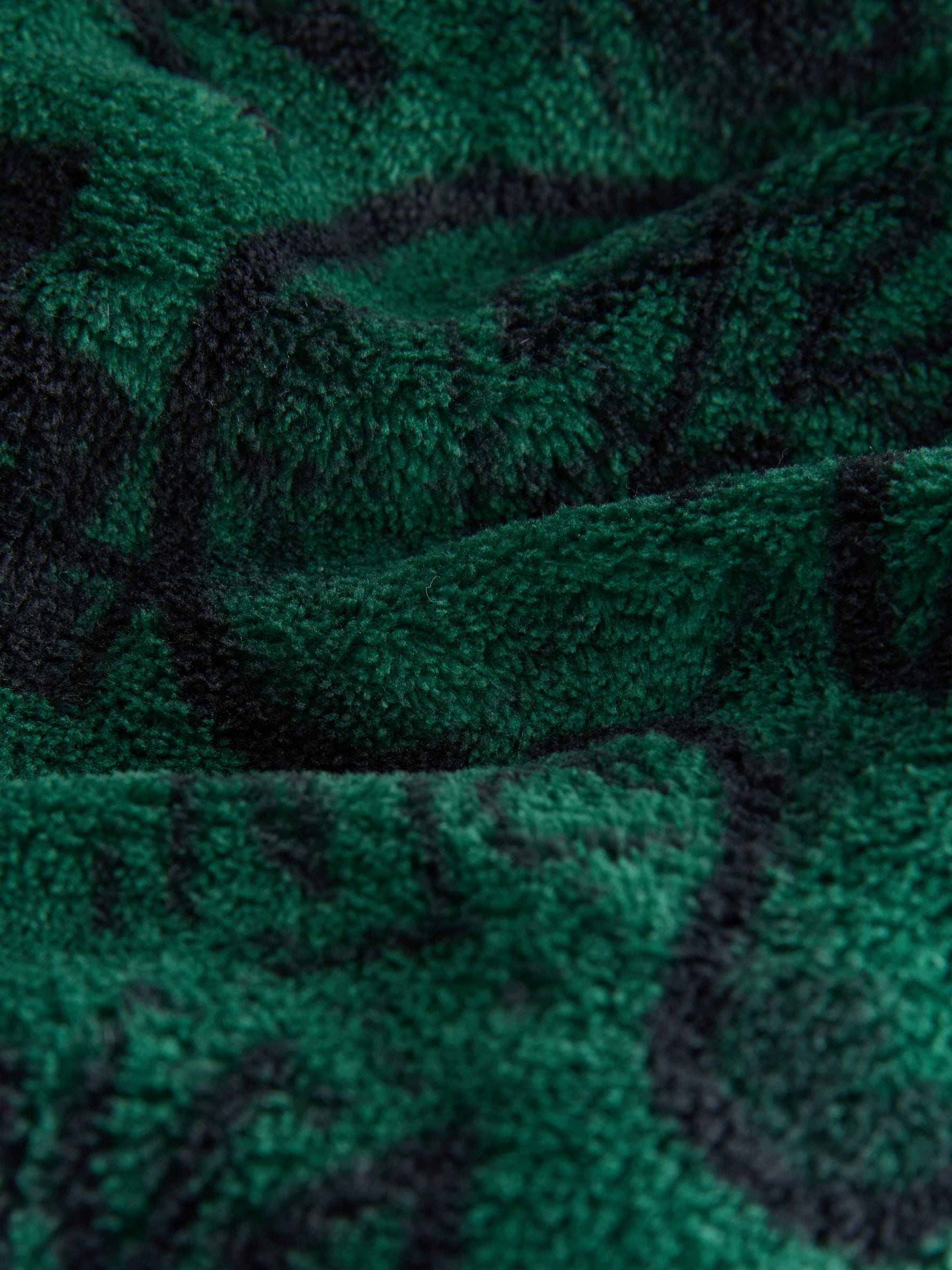 Groen met doodshoofd - Fleece onesie (3-16 jr)