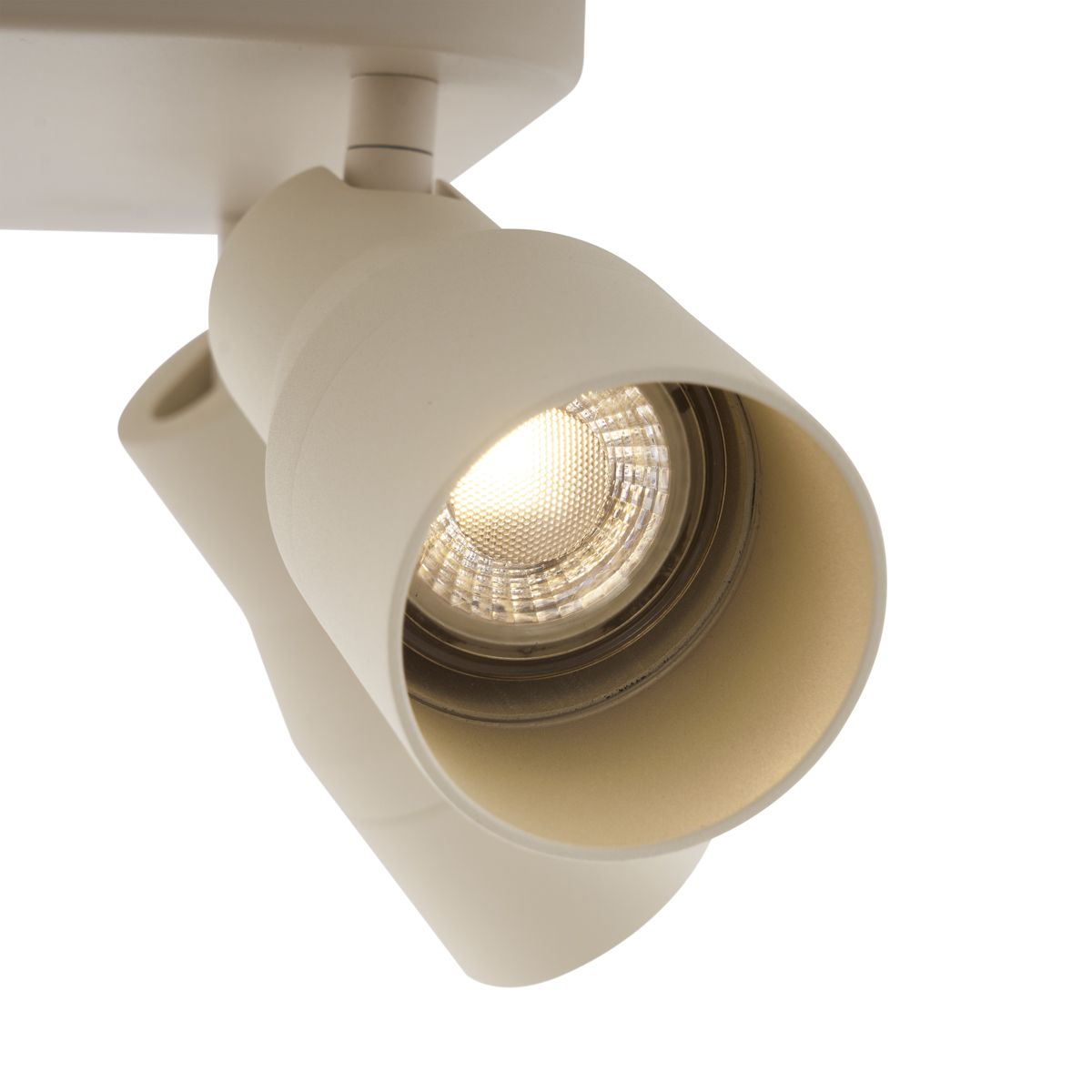 Plafondspot beige GU10 50mm vierkant 4-lichts - Stanley