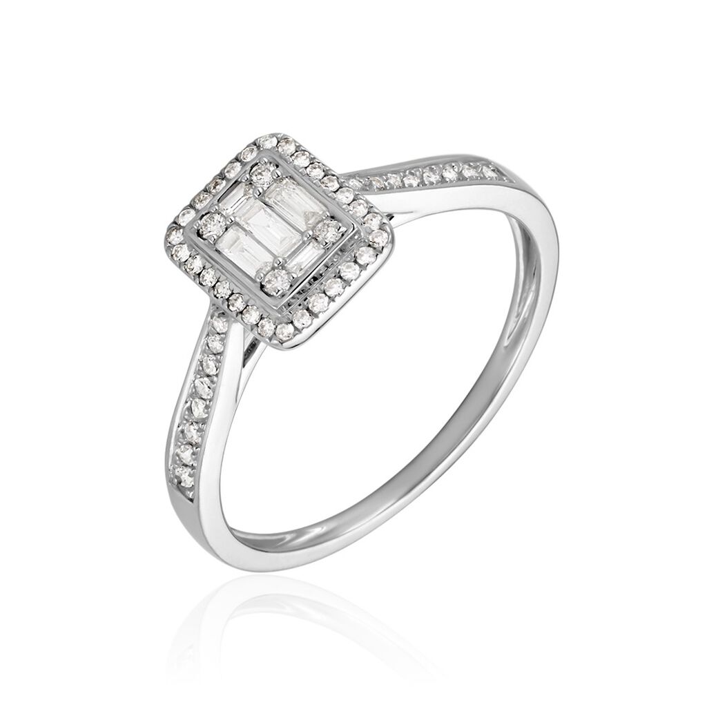 Bague Collection 1986 Or Blanc Diamant