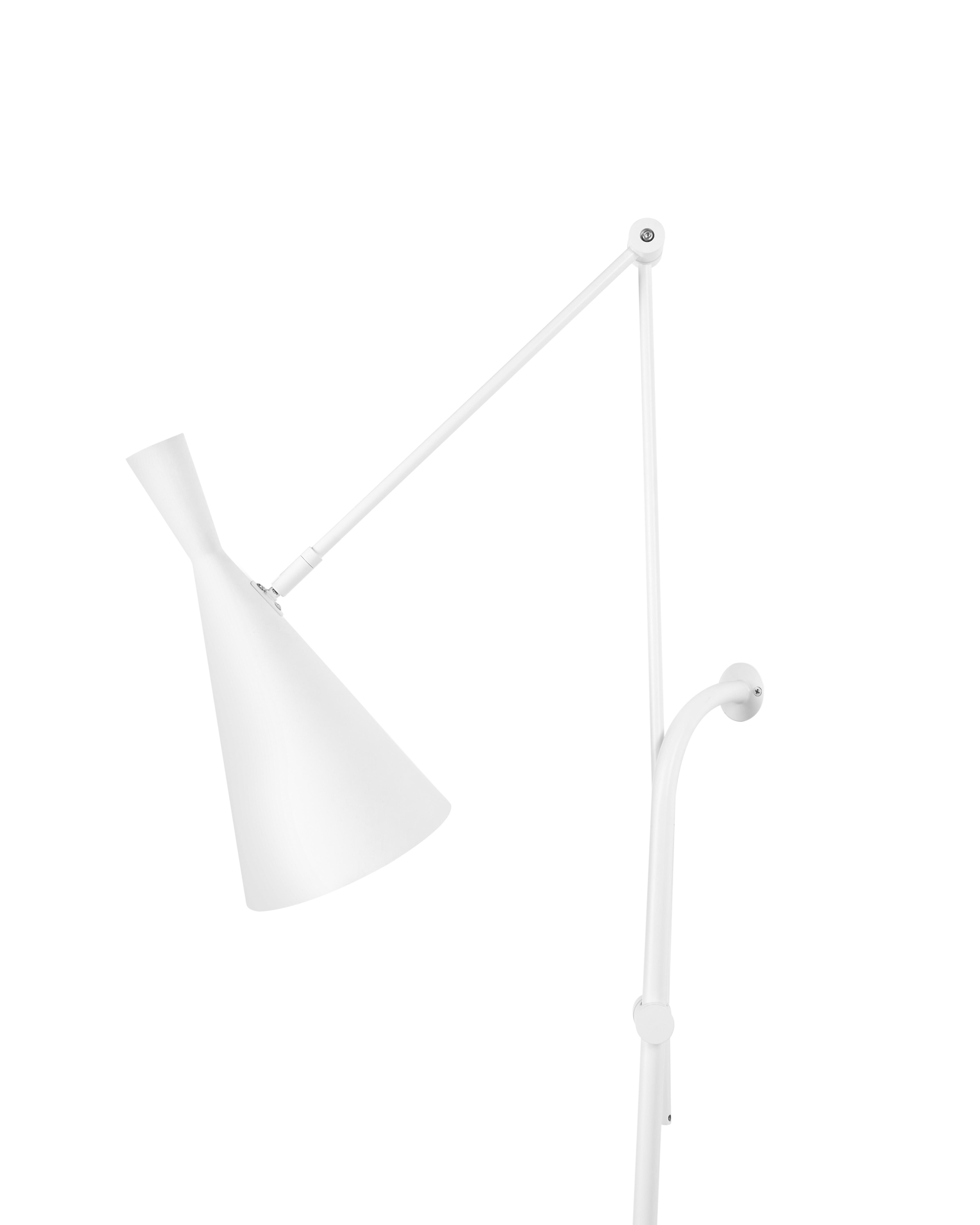 Wandlamp MARISA verstelbaar Metaal Wit