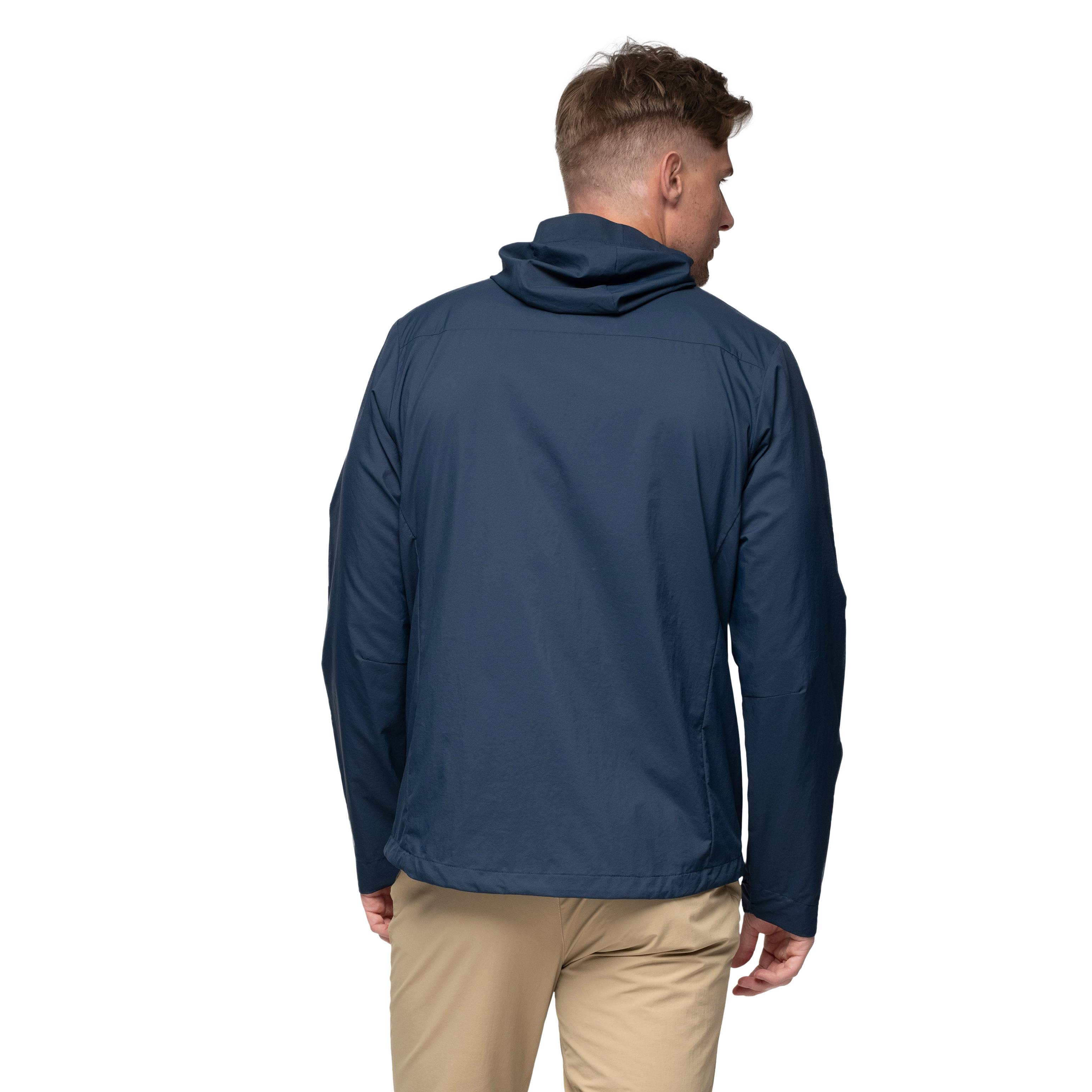Rabot Windbreaker Jacket Men Navy Blue