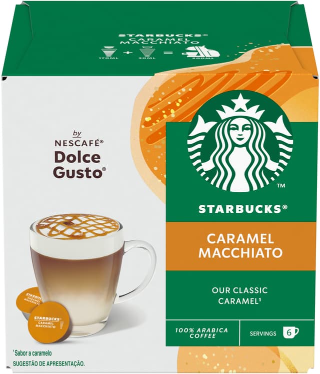 Starbucks Caramel Macchiato by NESCAFÉ Dolce Gusto kapsler (12 stk.)