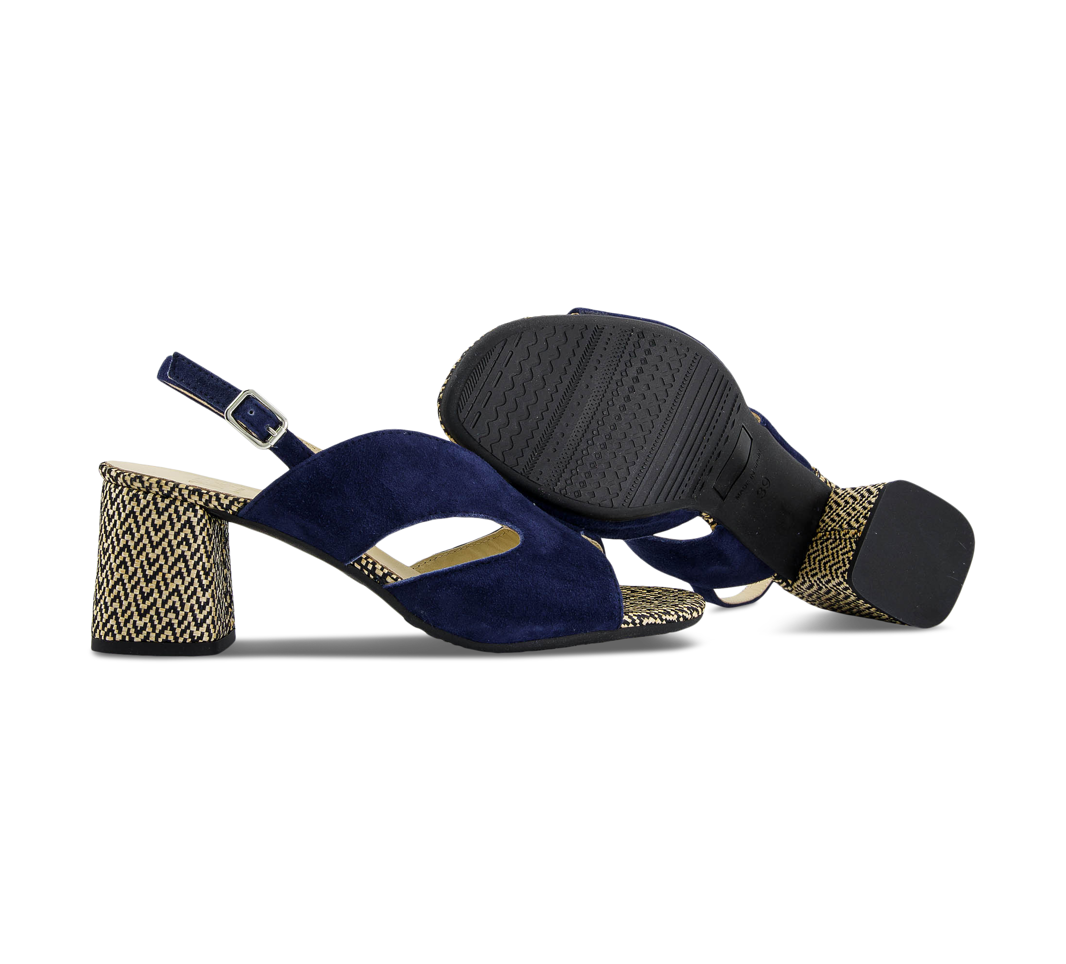 1874 by Walder Riemchensandalen blau