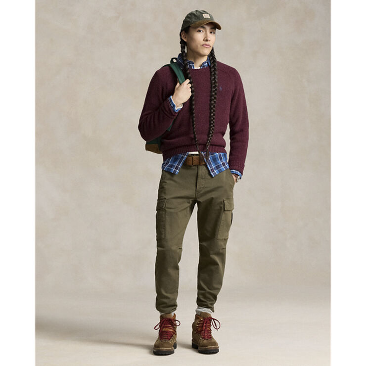 Polo Ralph Lauren DONEGAL WOOL BLEND-LSL-PLO Aged wine donegal
