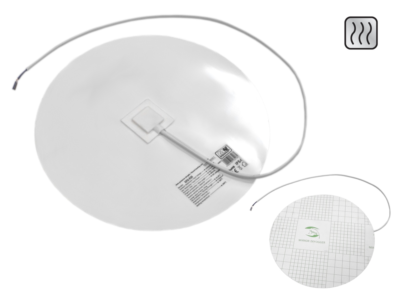 Sanicare Q-mirrors spiegelverwarming 40cm