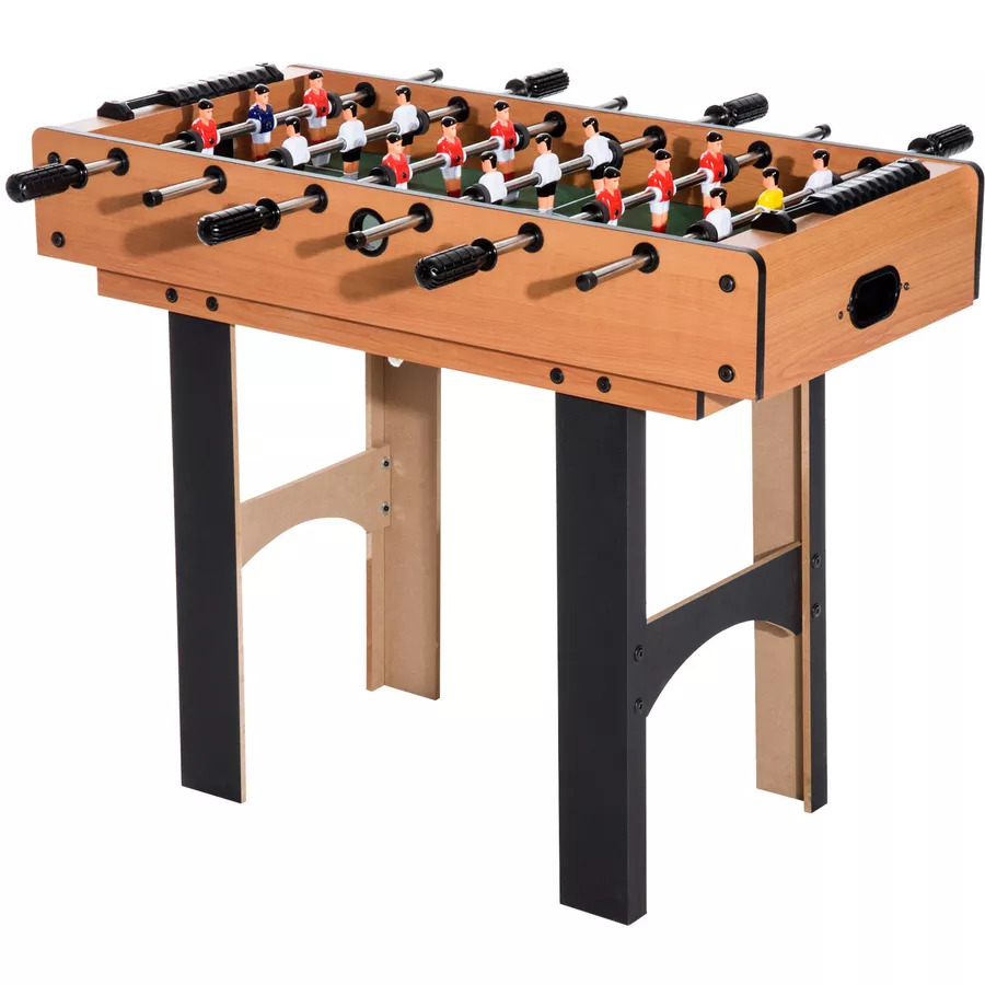 HOMCOM 4 in 1 Multi Spieltisch braun