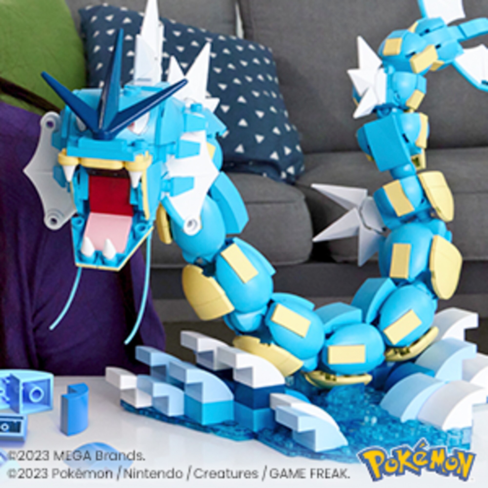 Mattel Konstruktionsspielzeug MEGA Pokémon Magikarp Evolution Set