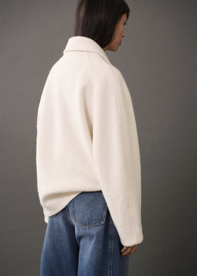 MANGO JACKET. -- POESIA Light beige