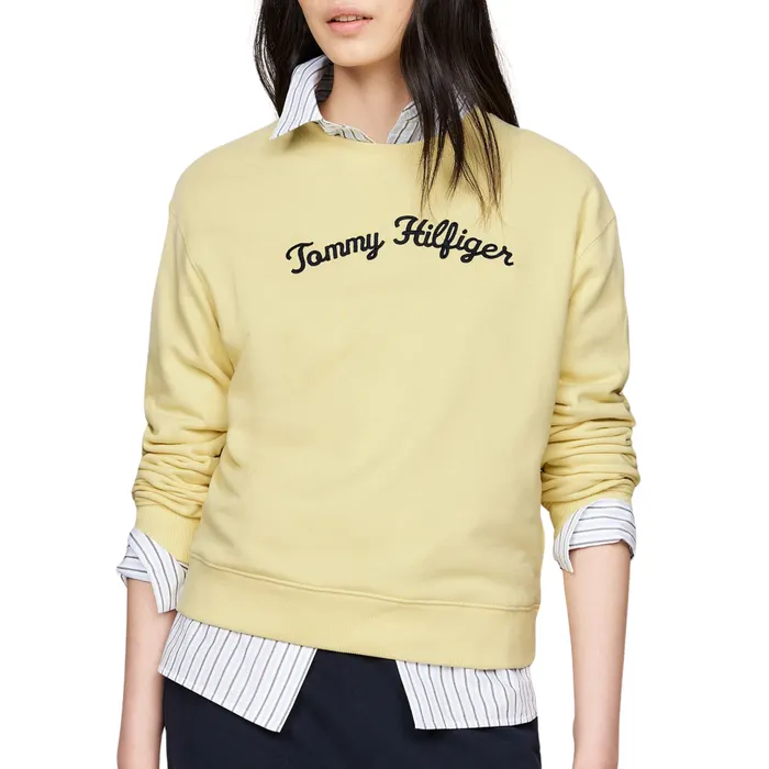 Tommy Hilfiger MDRN Regular Script Logo Crew Sweater Dames