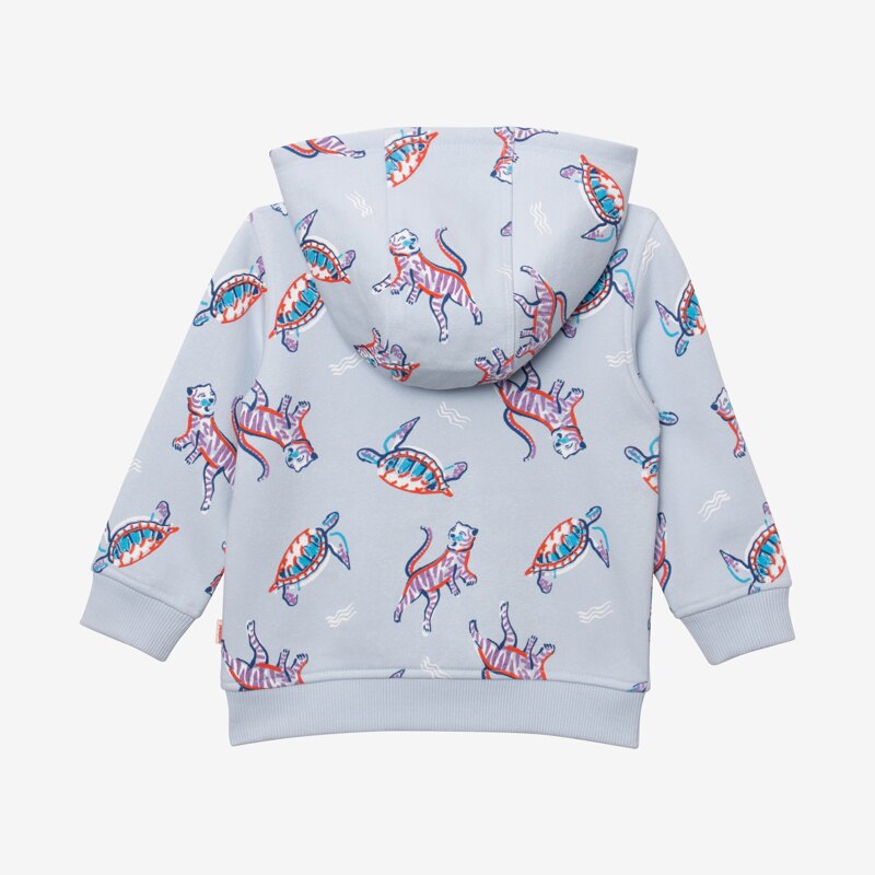 Cardigan bébé garçon tigres et tortues bleu Catimini Bleu