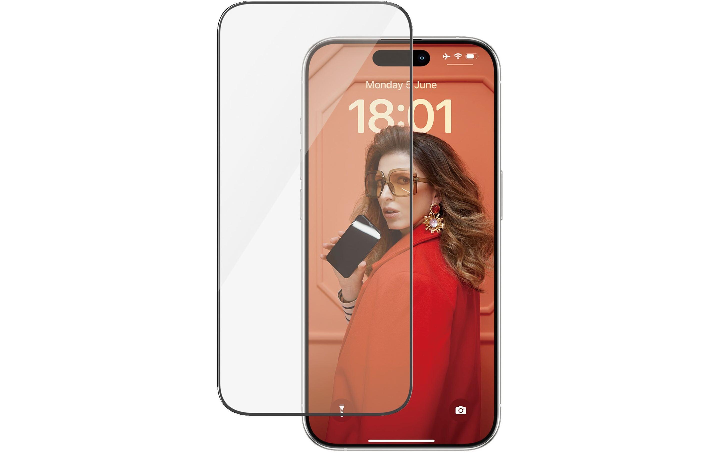 Displayschutz Ultra Wide Fit iPhone 15 ProDisplay-Schutzfolie mit Applicator für das Apple iPhone 15 Pro