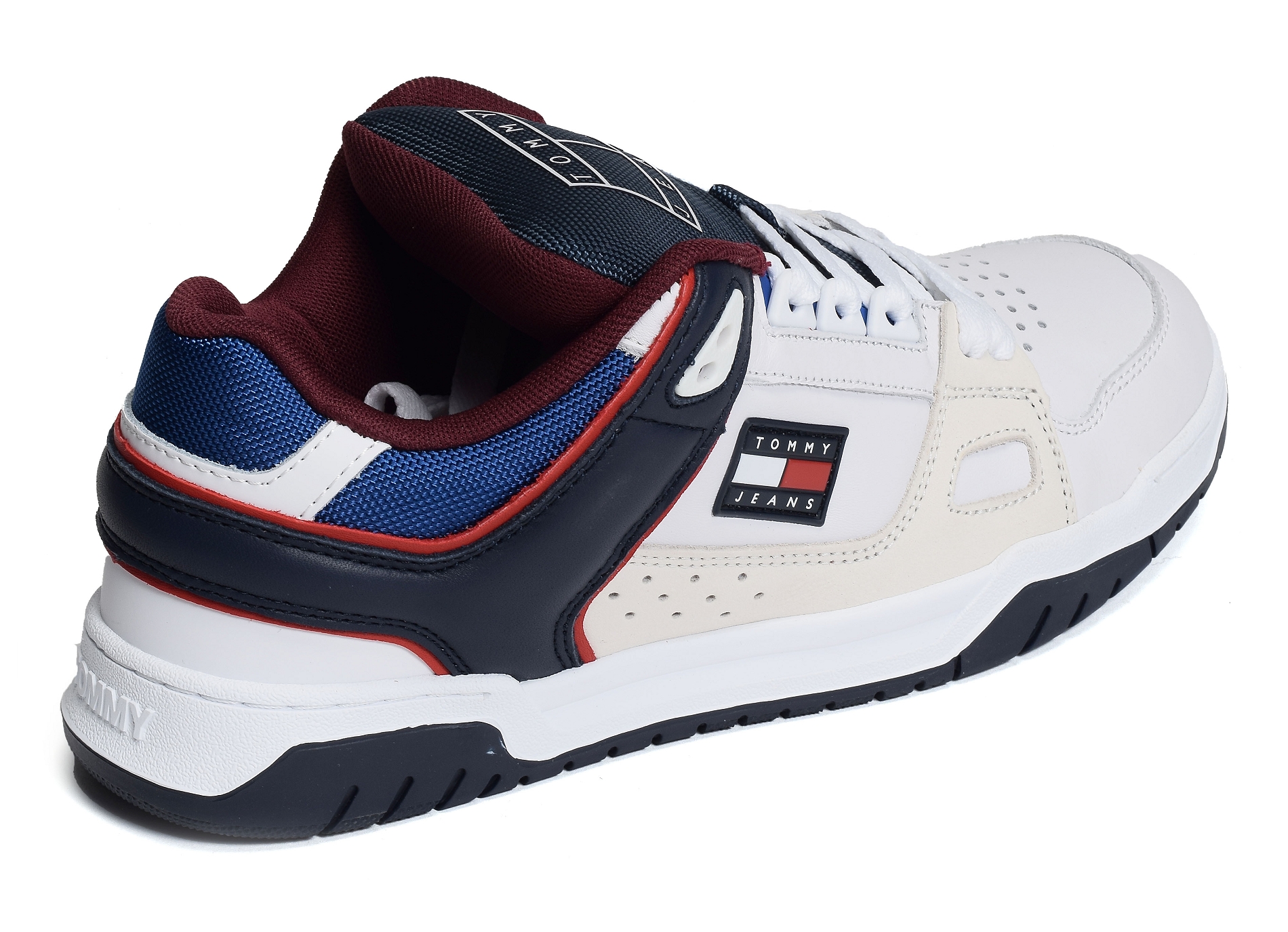 Tommy jeans skate sneaker 1042 blanc marine