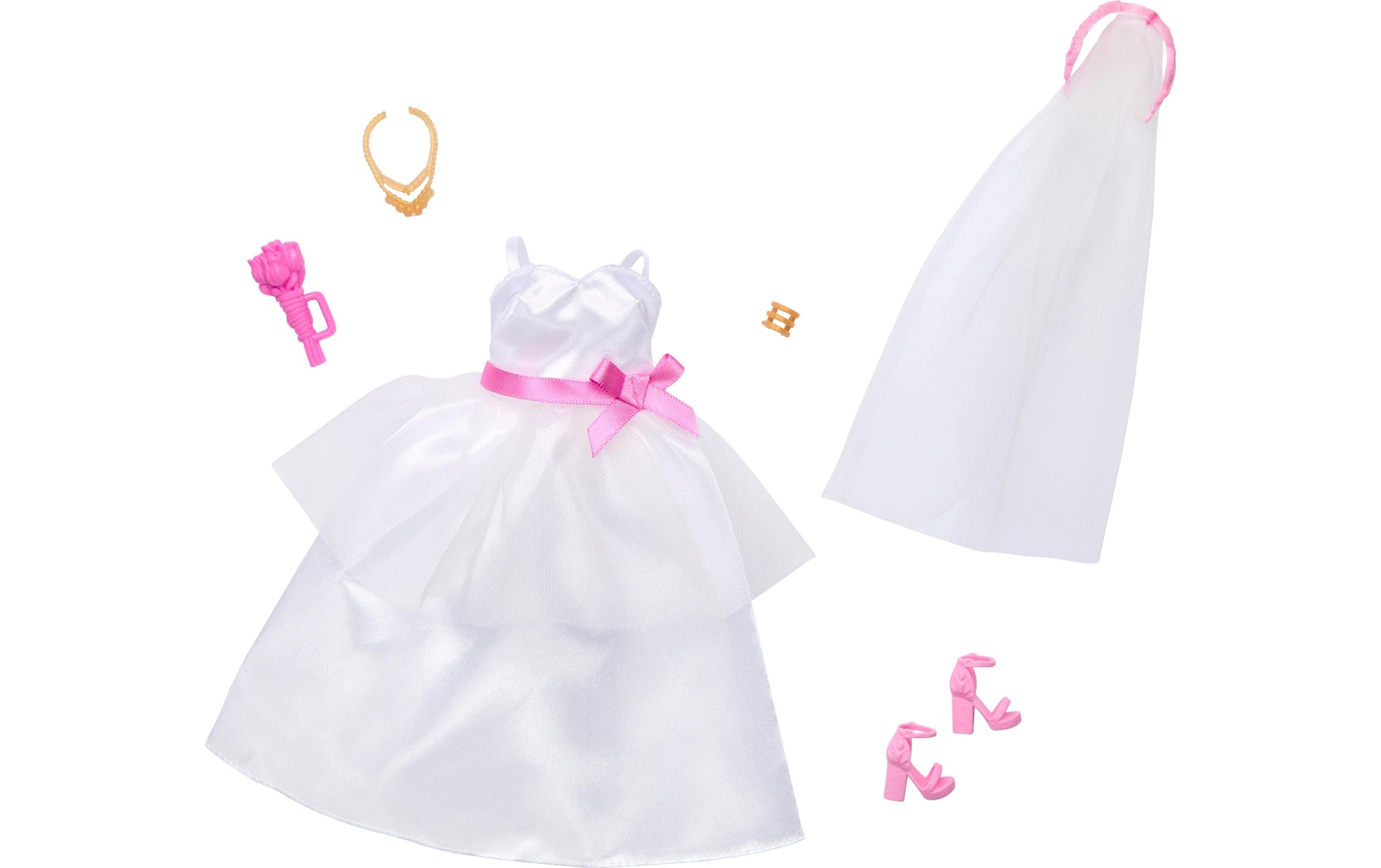 Barbie Puppenkleidung »Zubehör 2er-Pack Braut Mode«