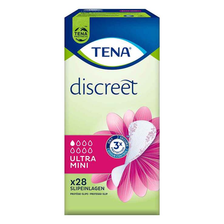 TENA® discreet Ultra Mini Slipeinlagen bei Inkontinenz, 28 St