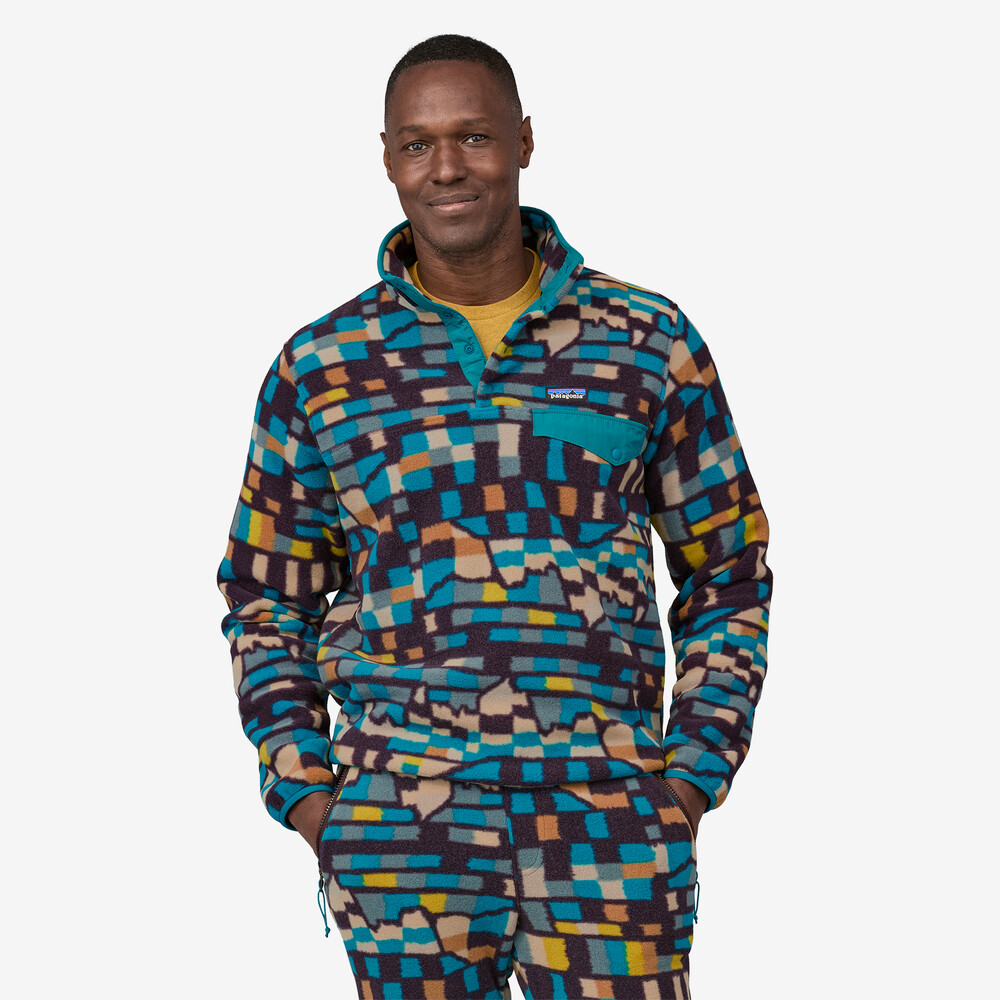 Leichter Synchilla Snap-T Fleece-Pullover für Herren