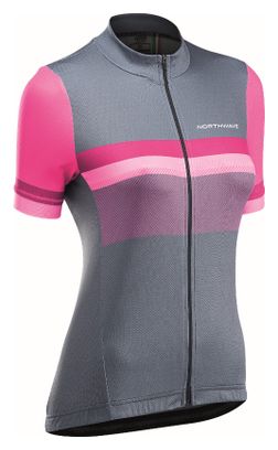 Maillot Manches Courtes Northwave Femme ORIGIN Gris/Violet