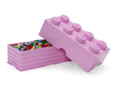 LEGO Oppbevaring 8 Design Collection Pink