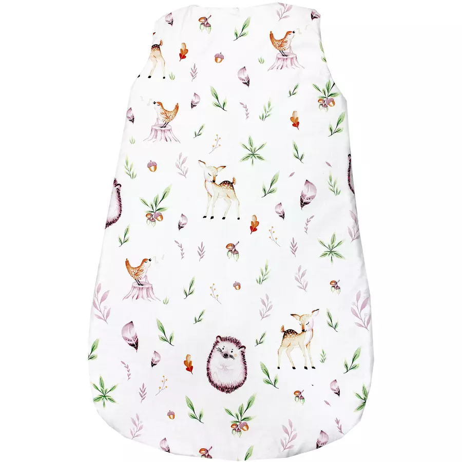 TupTam Baby Ganzjahres Schlafsack ohne Ärmel wattiert grünbeige