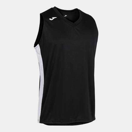 Camiseta sem mangas Joma Court III preta e branca