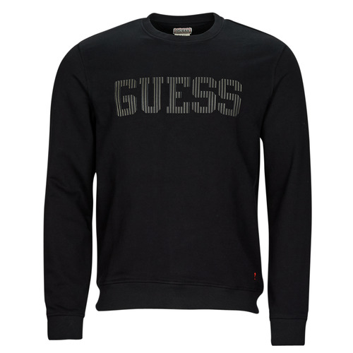Guess - BEAU CN FLEECE - Noir