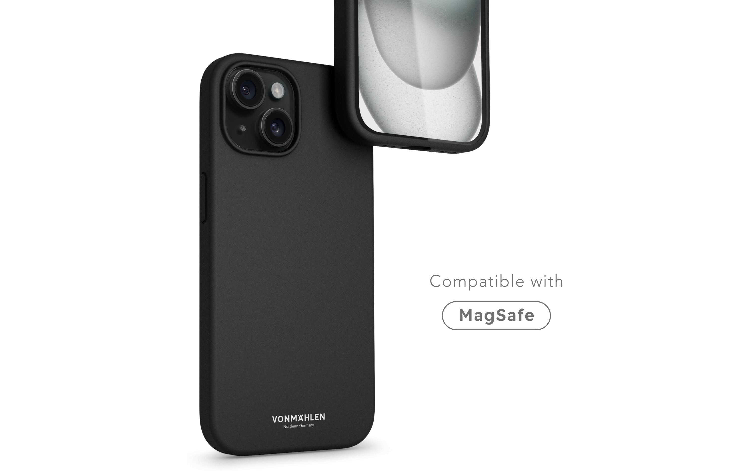 Back Cover Eco Silicone iPhone 15 BlackSilicone Backcover für das Apple iPhone 15