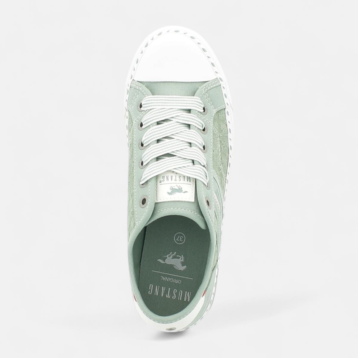 Baskets en toile Femme vert