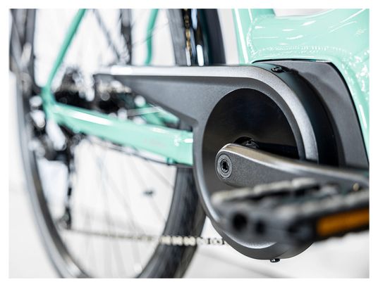 Vélo de Ville Électrique Trek Verve  2 Lowstep Shimano Acera/Altus 9V 500 Wh Vert Sauge