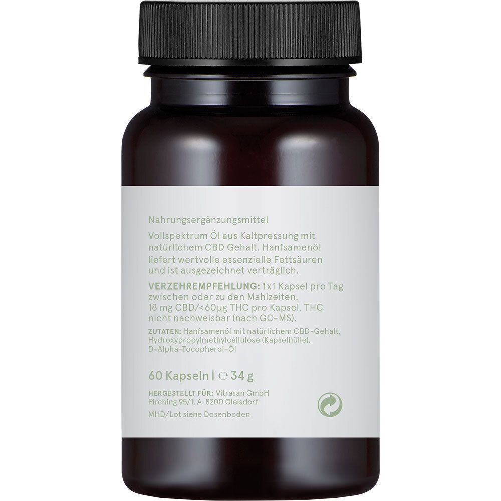 CBD VITAL Bio Pure 18 CBD Kapseln