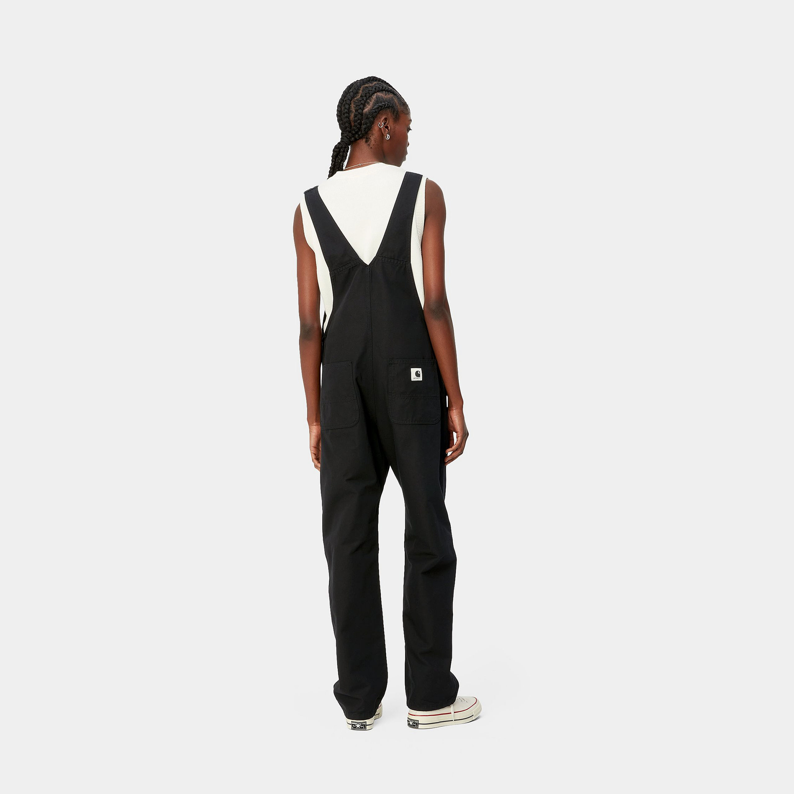 Carhartt WIP W Bib Overall Straight Black Rinsed