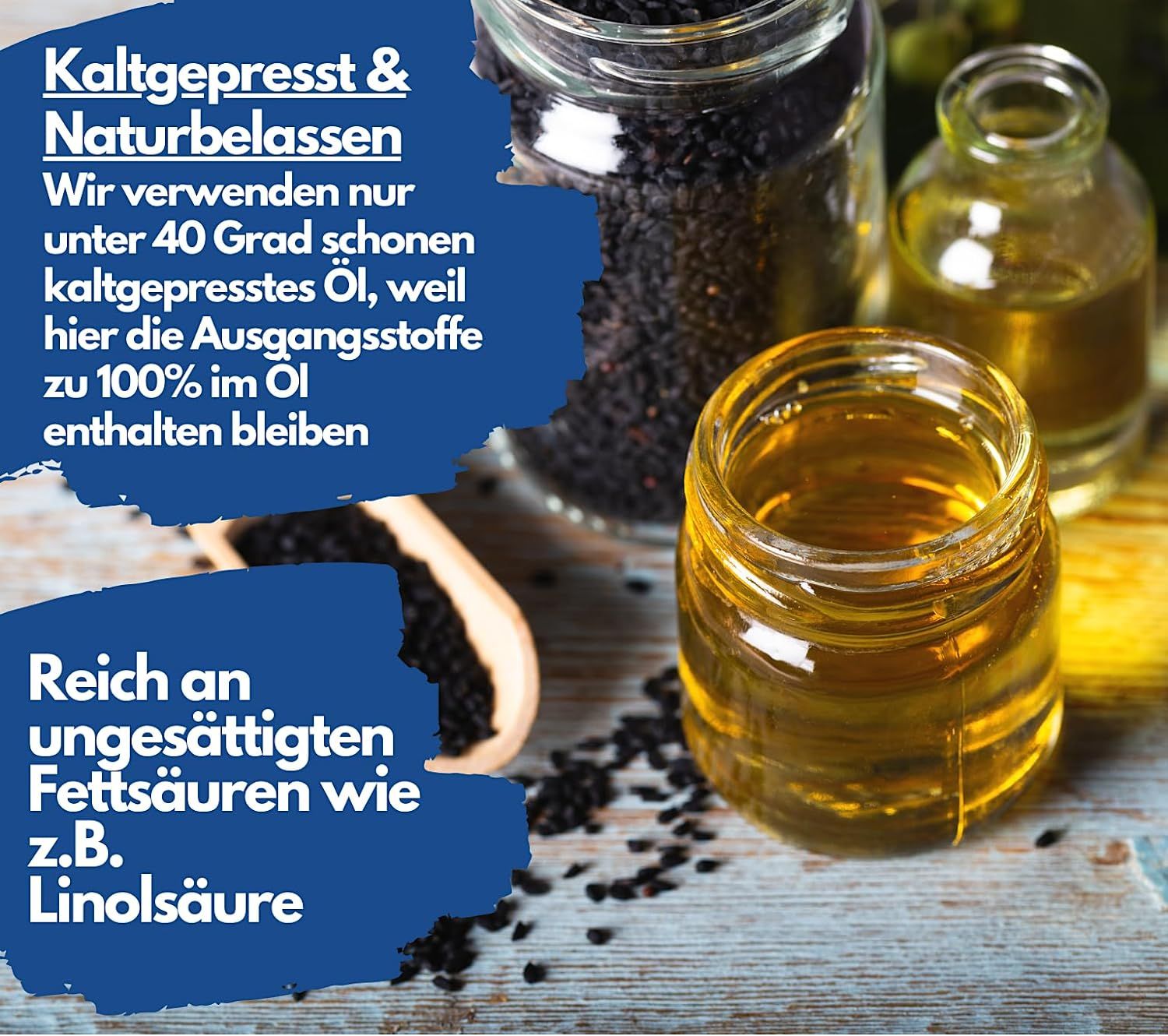 EXVital® Schwarzkümmelöl Kapseln, aus ägyptischen Anbau