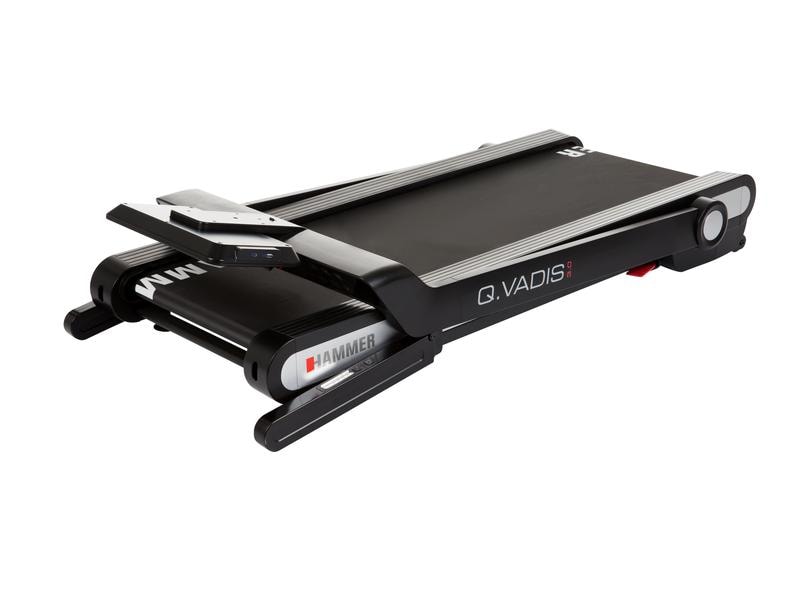 HAMMER Laufband Q. Vadis 3.0 Modernes Laufband mit Tablet-Halterung