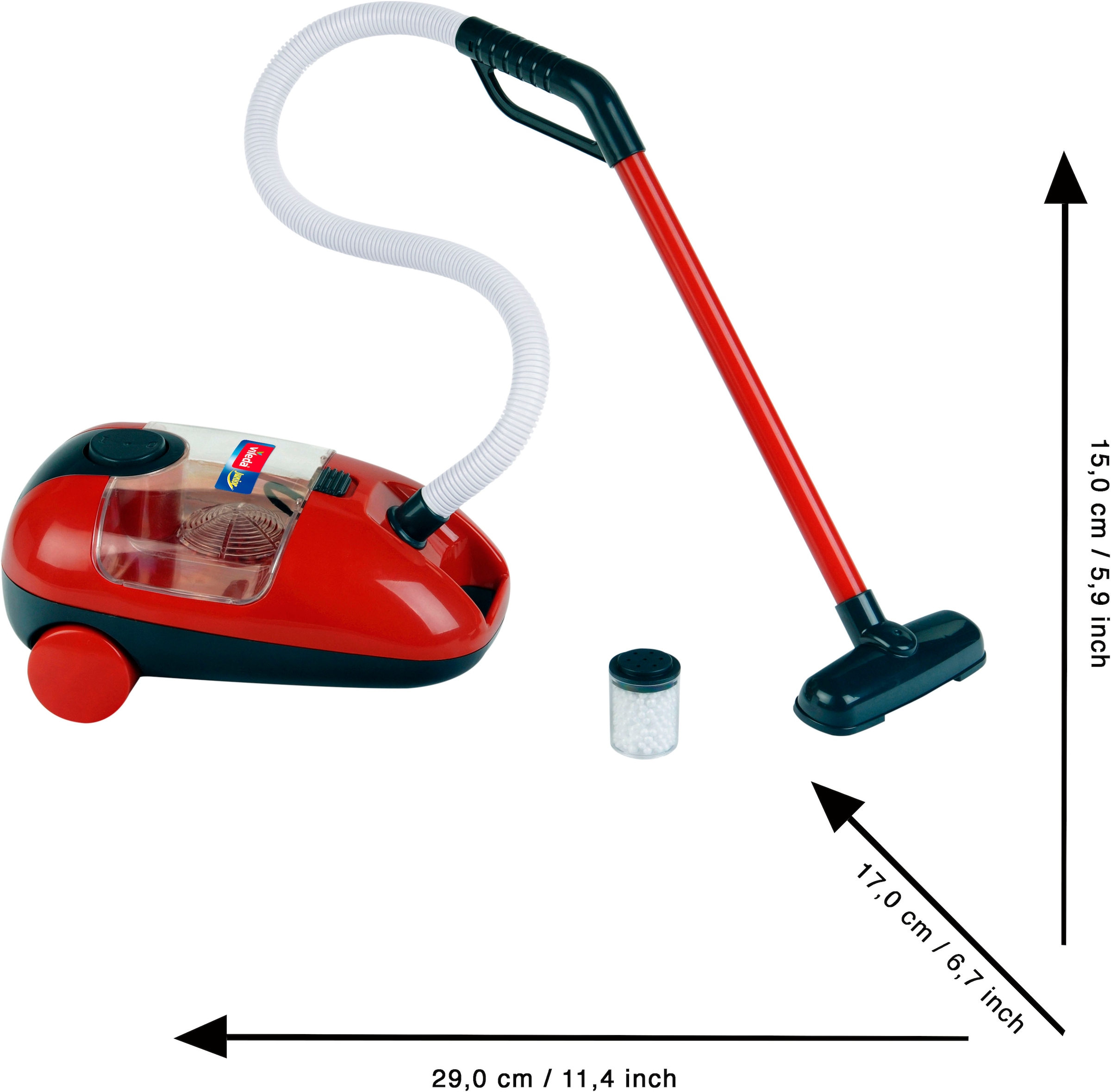 Klein Kinder-Staubsauger »Vileda Staubsauger« mit Sound, Made in Germany