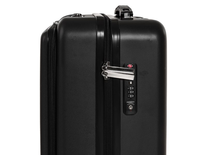 KOOR Reisekoffer Malea 39.5 L, Schwarz Handgepäck-Trolley