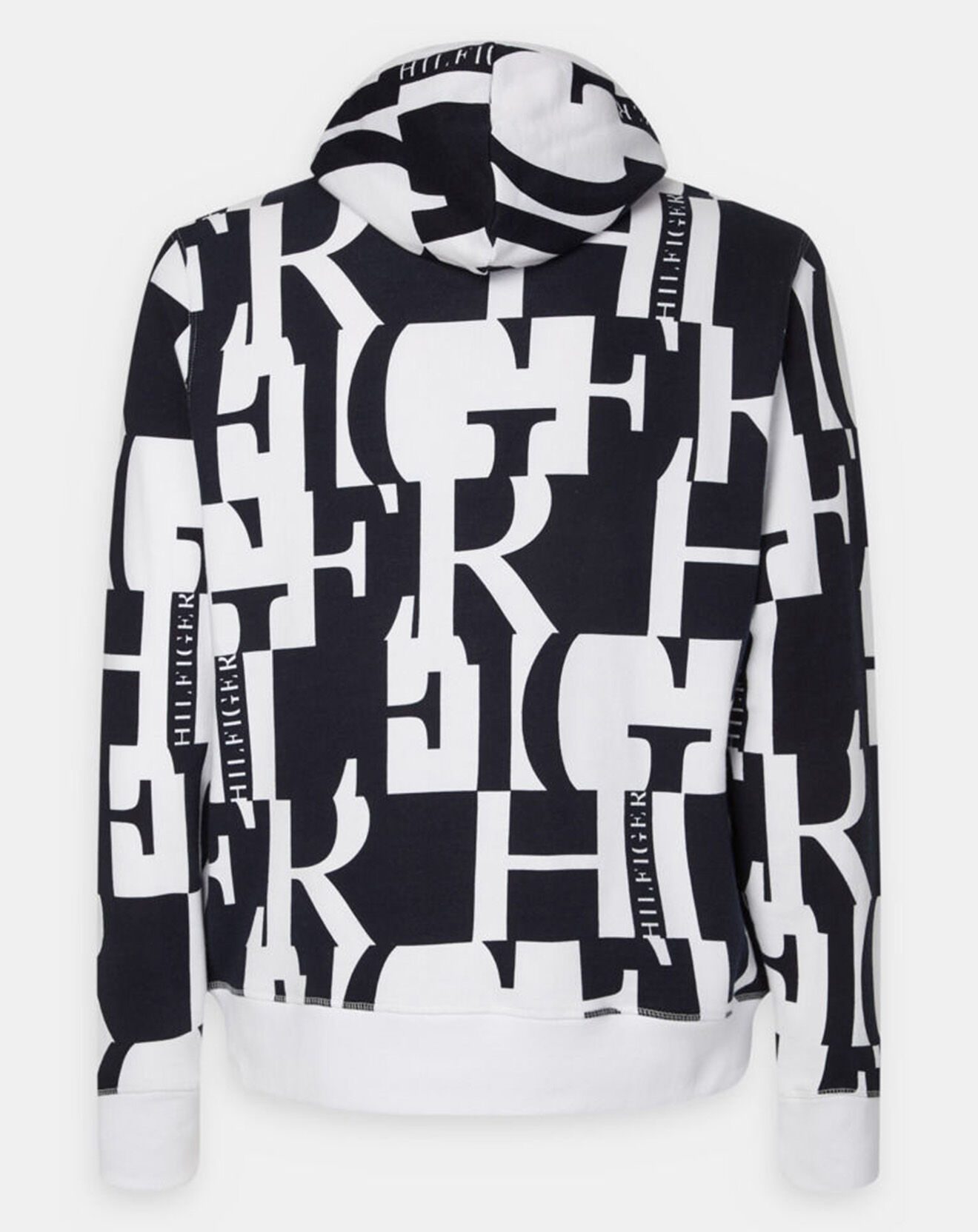 Tommy Hilfiger Sweat à capuche All Over imprimé bleu/blanc